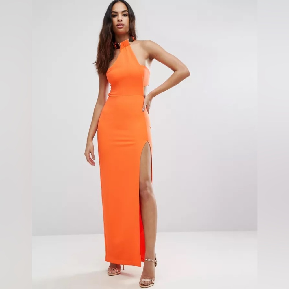 ASOS dress UK 14 orange